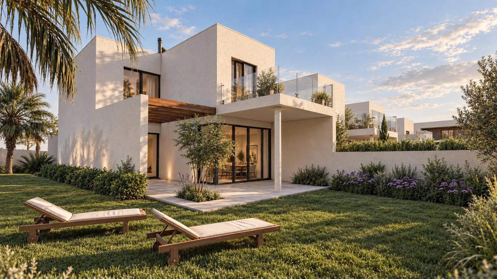 Quinta das Estrangeiras, villas and green area