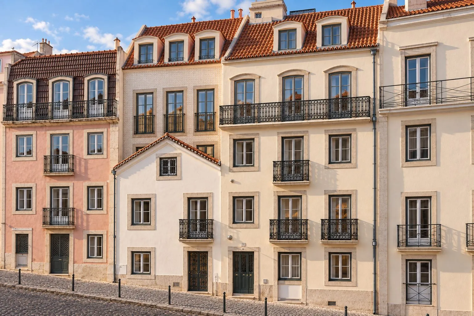 Rua de Santa Catarina, building view